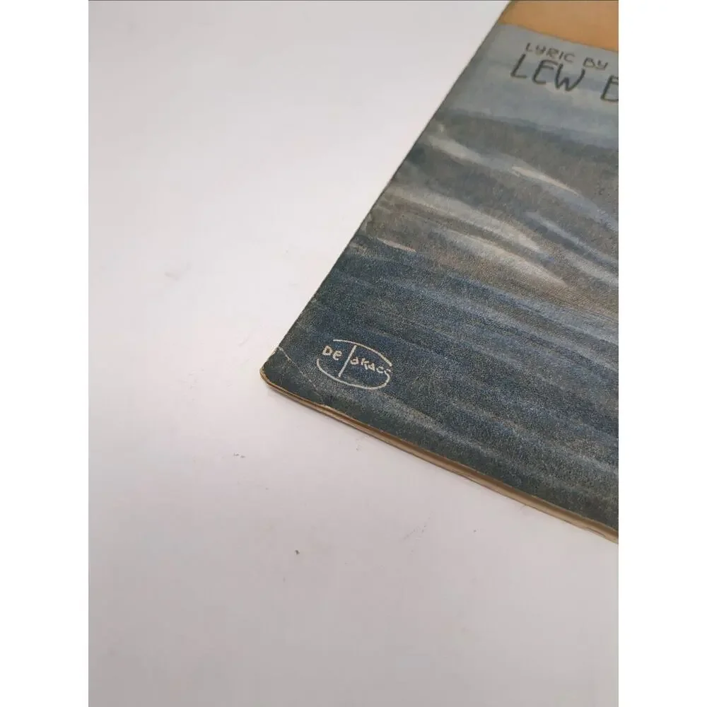 1917 Sheet Music I May Be Gone For A Long Long Time by Albert Von Tilzer‎